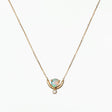 Opal and Diamond Nestled Necklace