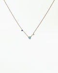 Opal and Diamond Three-Step Necklace