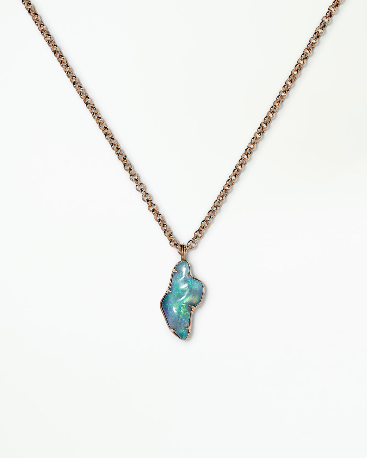 Opal Freeform Borealis Pendant No. 39