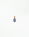 Oval Cut Sapphire Rain Pendant No. 6