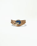 Oval Rose Cut Sapphire Coast Ring No. 4