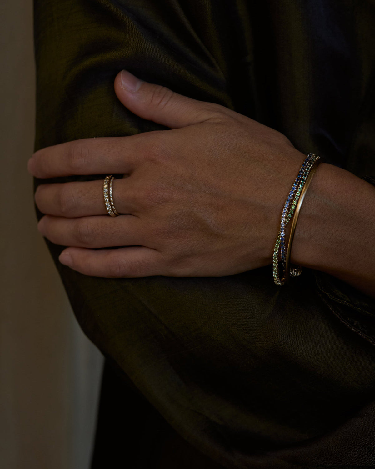 Pav Desert Diamond Eternity Ring