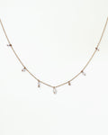 Pearl and Diamond Cascade Necklace