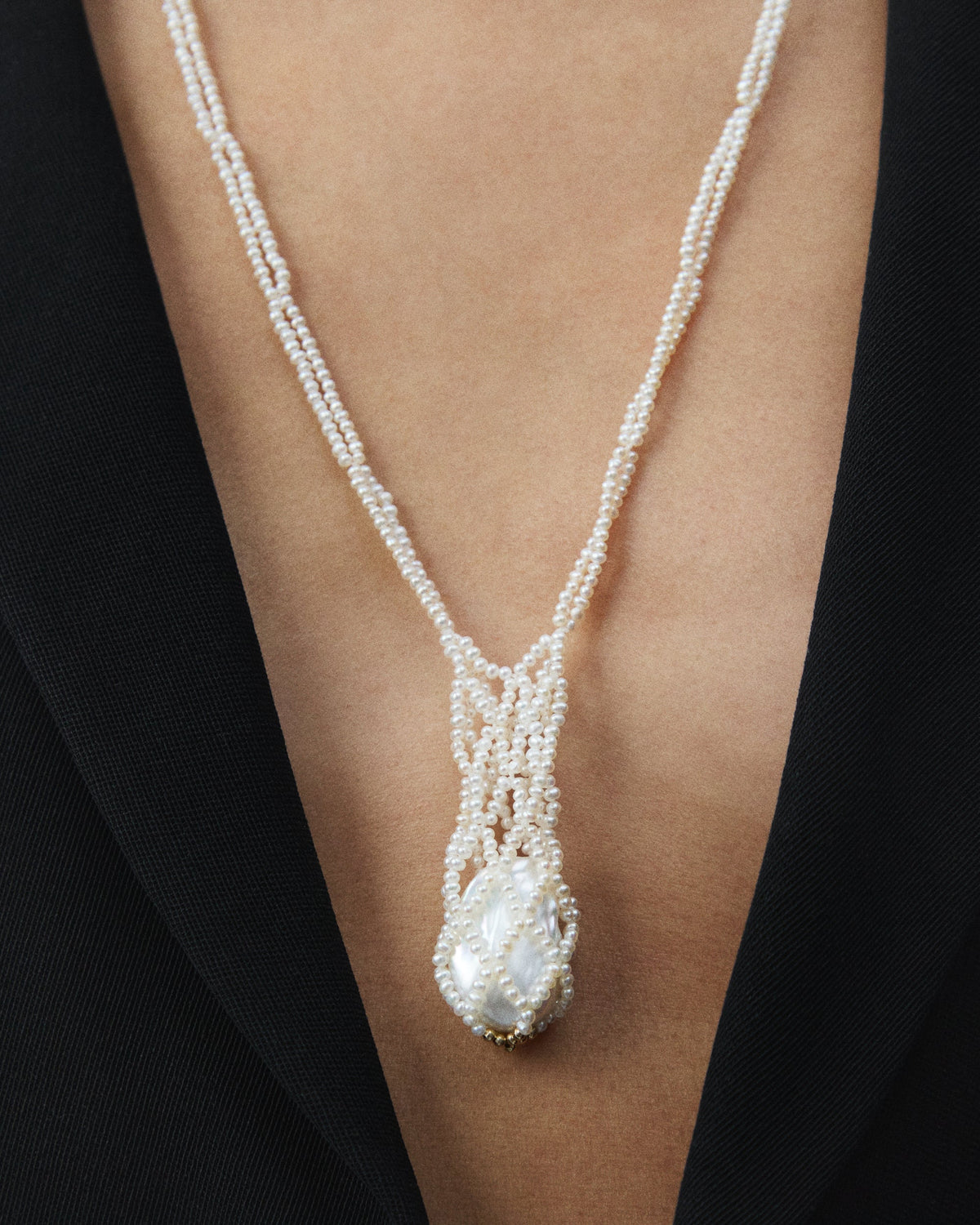 Pearl Howell Pouch Necklace