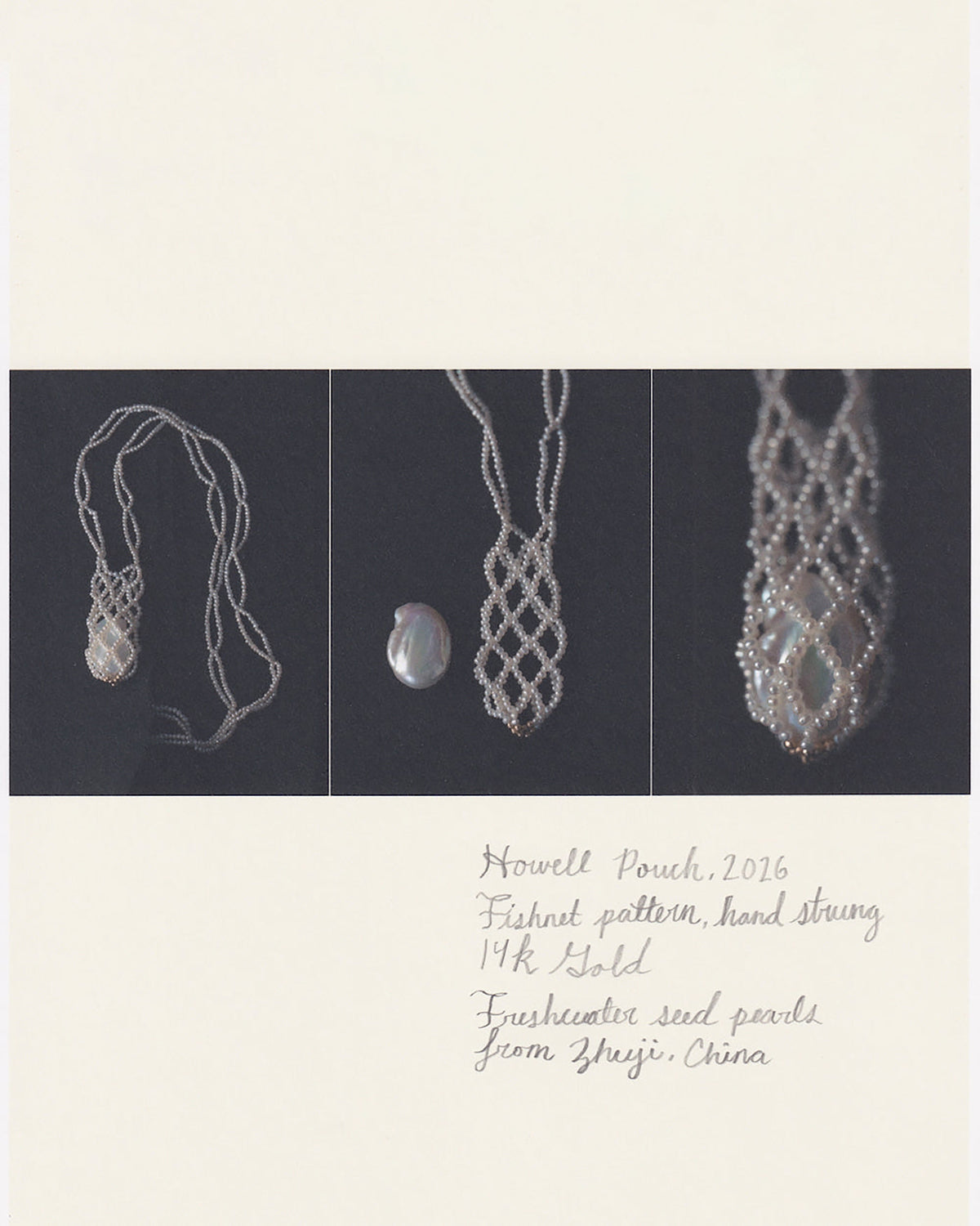 Pearl Howell Pouch Necklace