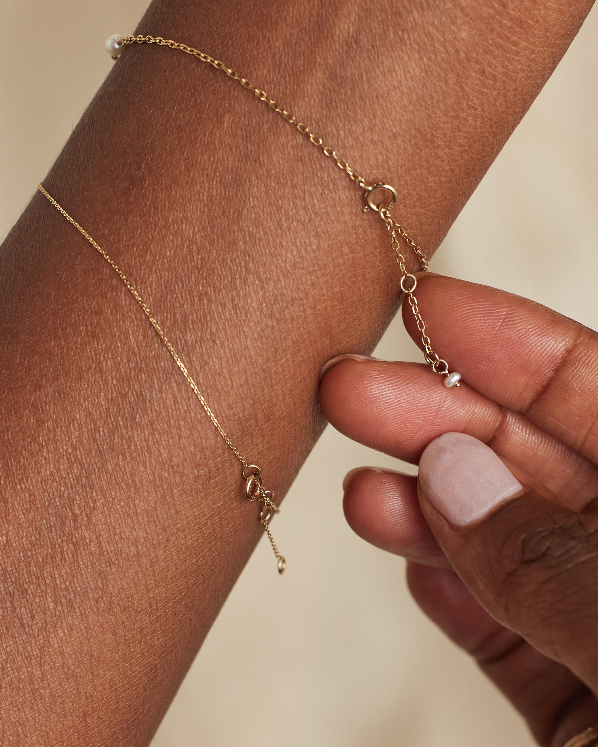 Pearl Spindle Bracelet