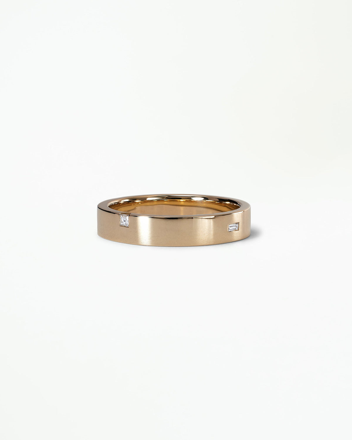 Princess and Baguette Cut Diamond Flicker Band