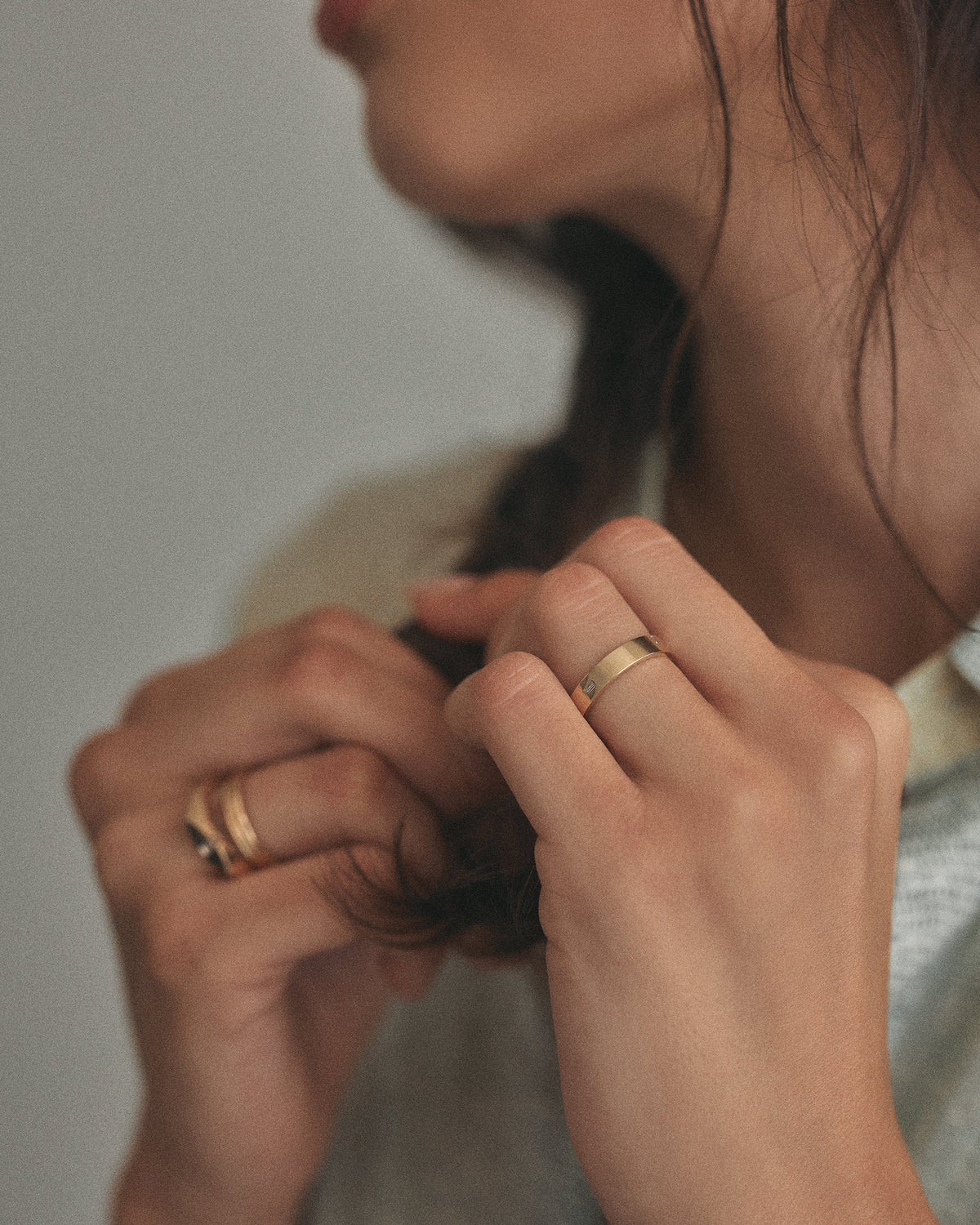 Princess and Baguette Cut Diamond Flicker Band