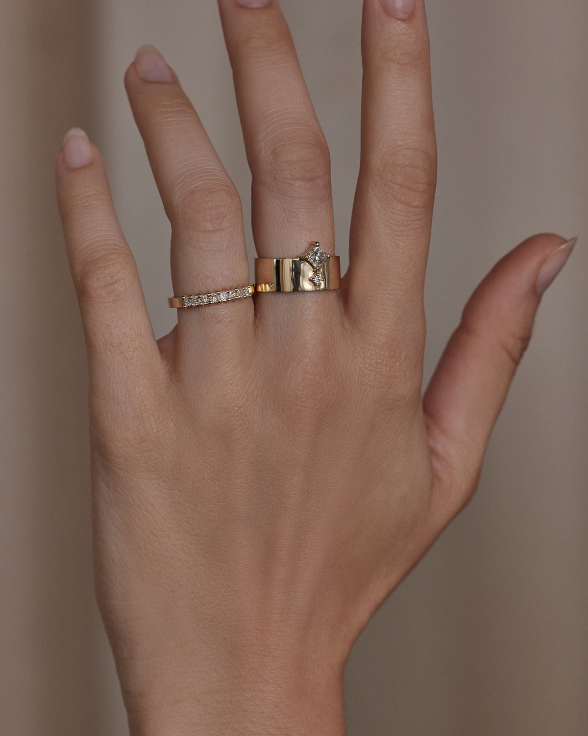 Princess Cut Diamond Judd Band