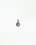 Round Cut Sapphire Rain Pendant No. 11