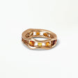 Sapphire and Citrine Float Ring