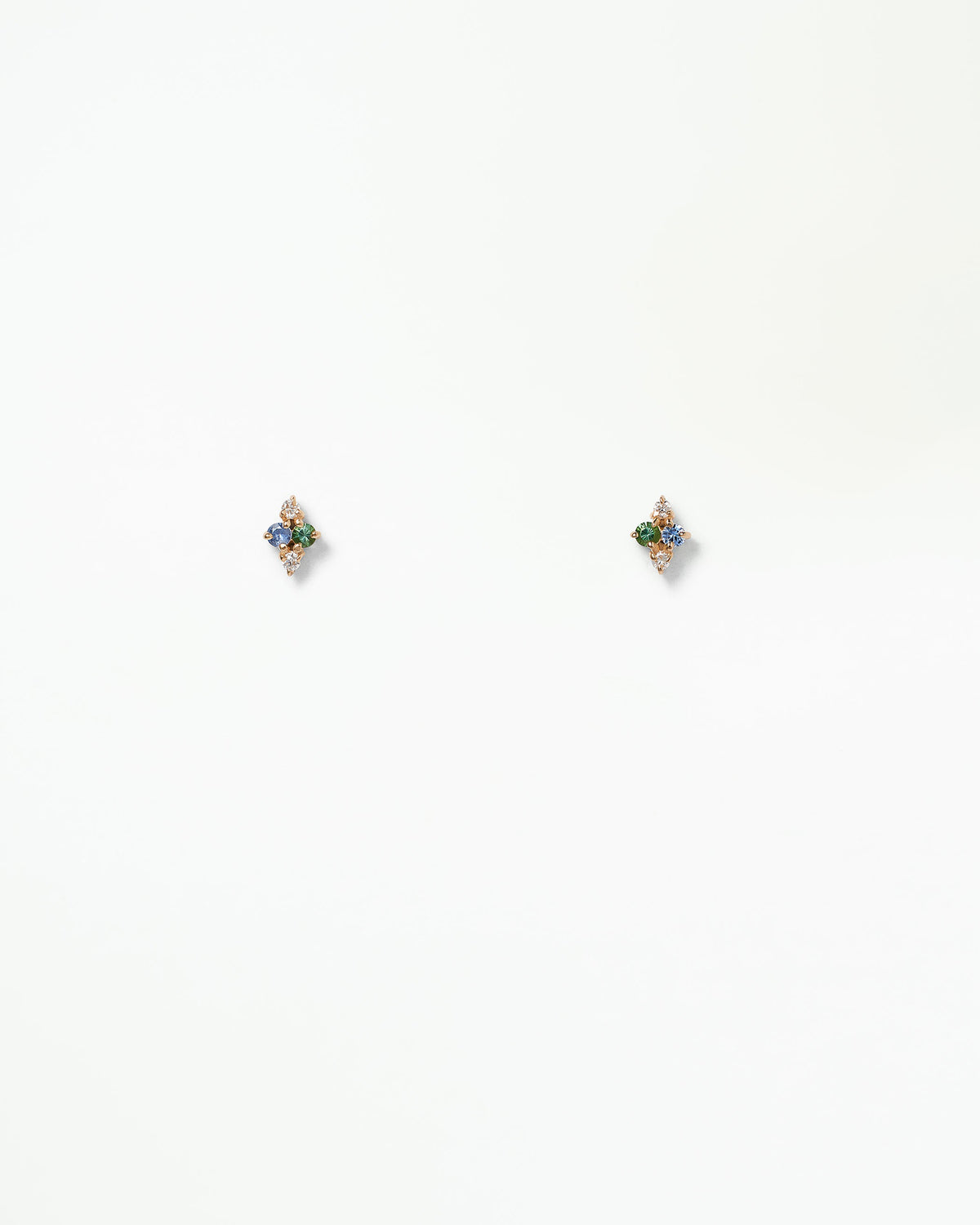 Sapphire and Diamond Covey Earring