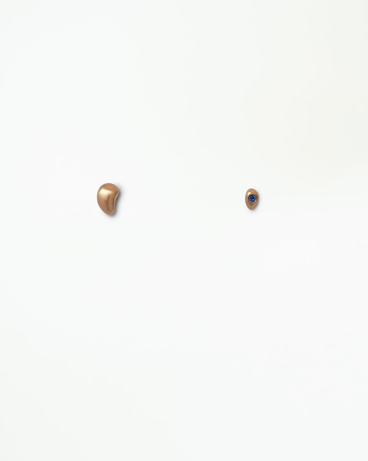 Sapphire Bean Earrings