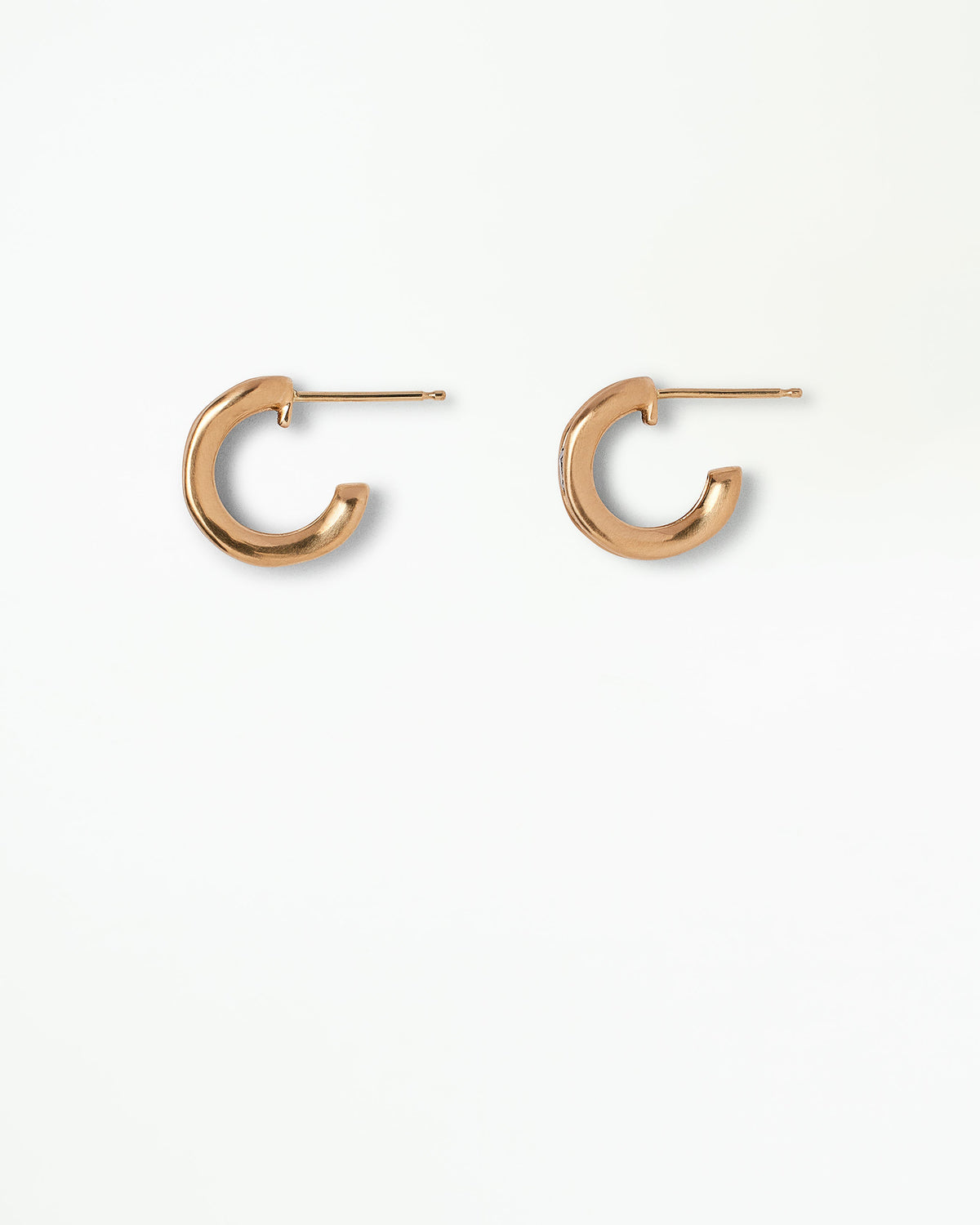 Sapphire Float Hoop Earring