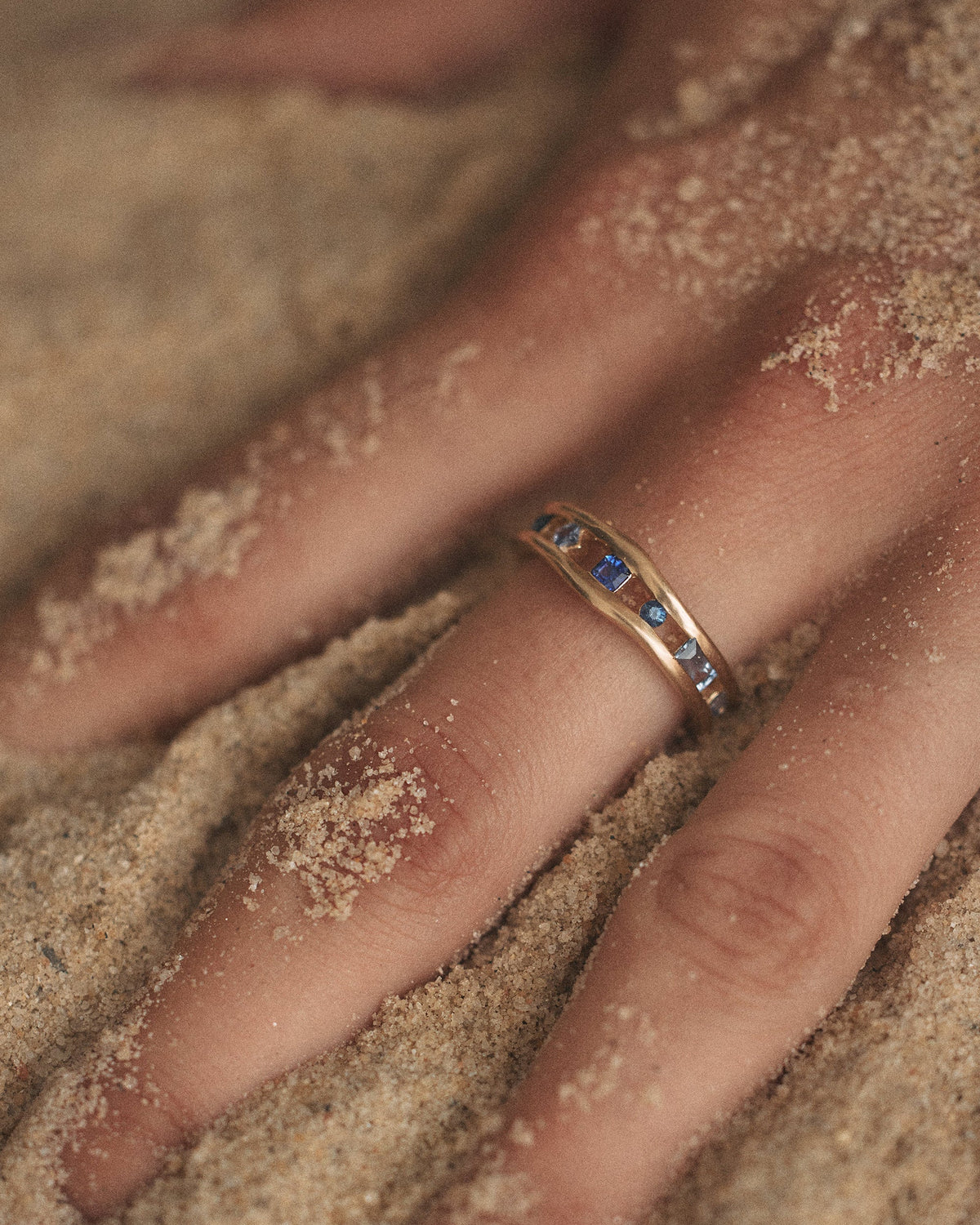 Sapphire Float Ring
