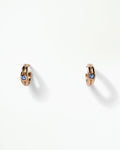 Sapphire Ridge Hoop Earring