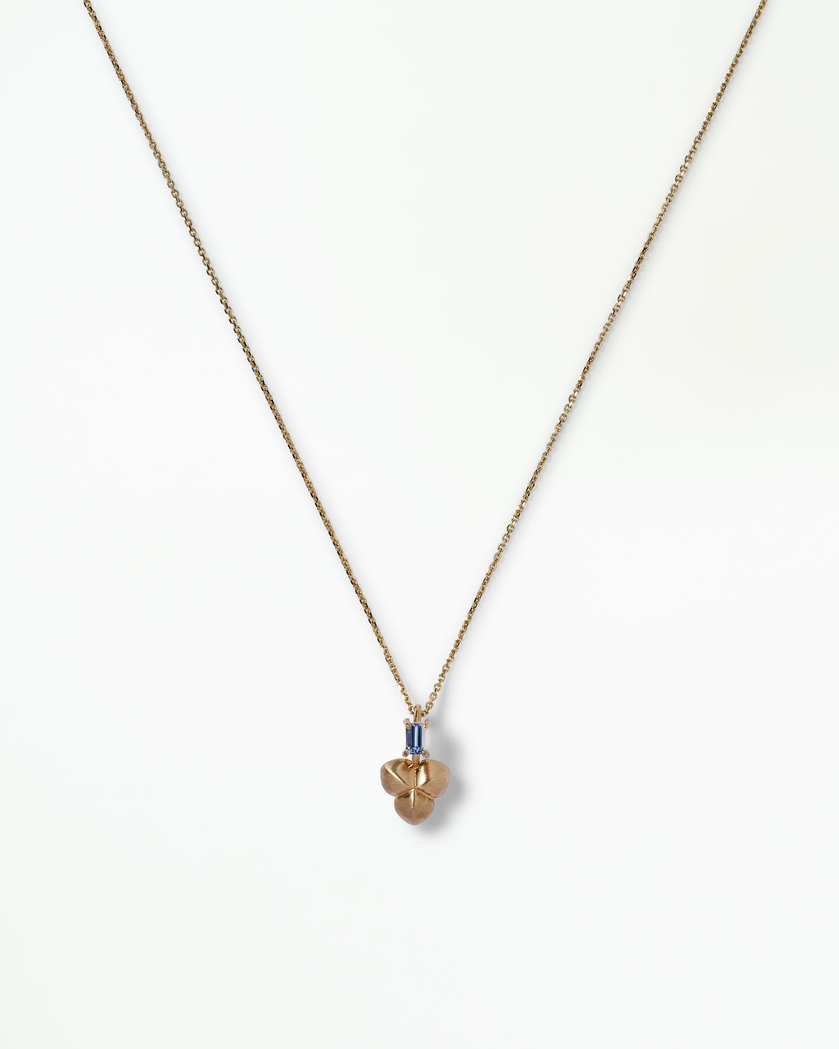 Sapphire Seed Pod Pendant