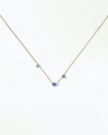 Sapphire Three-Step Necklace