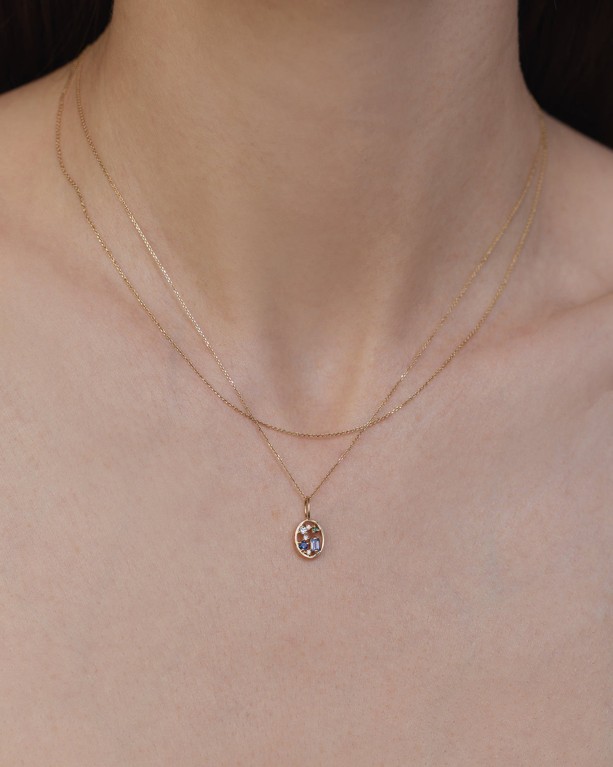 Seven Stone Numerology Pendant