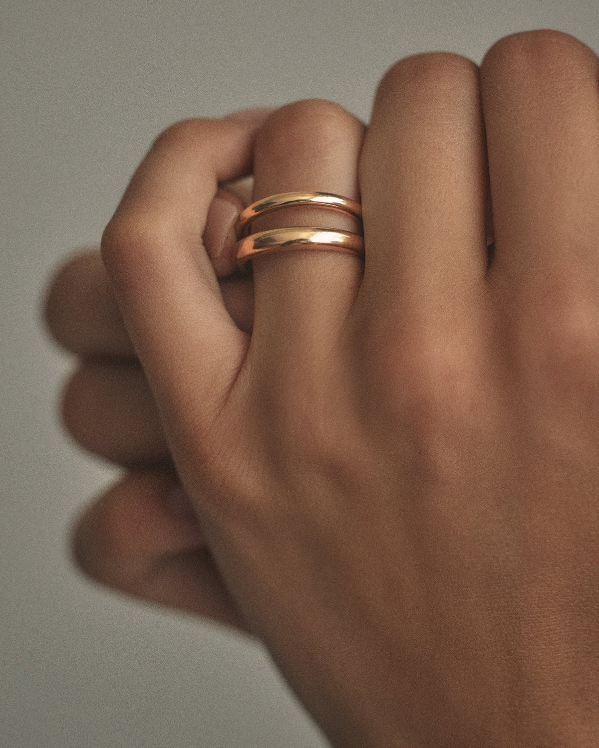 Slim Gold Dome Ring