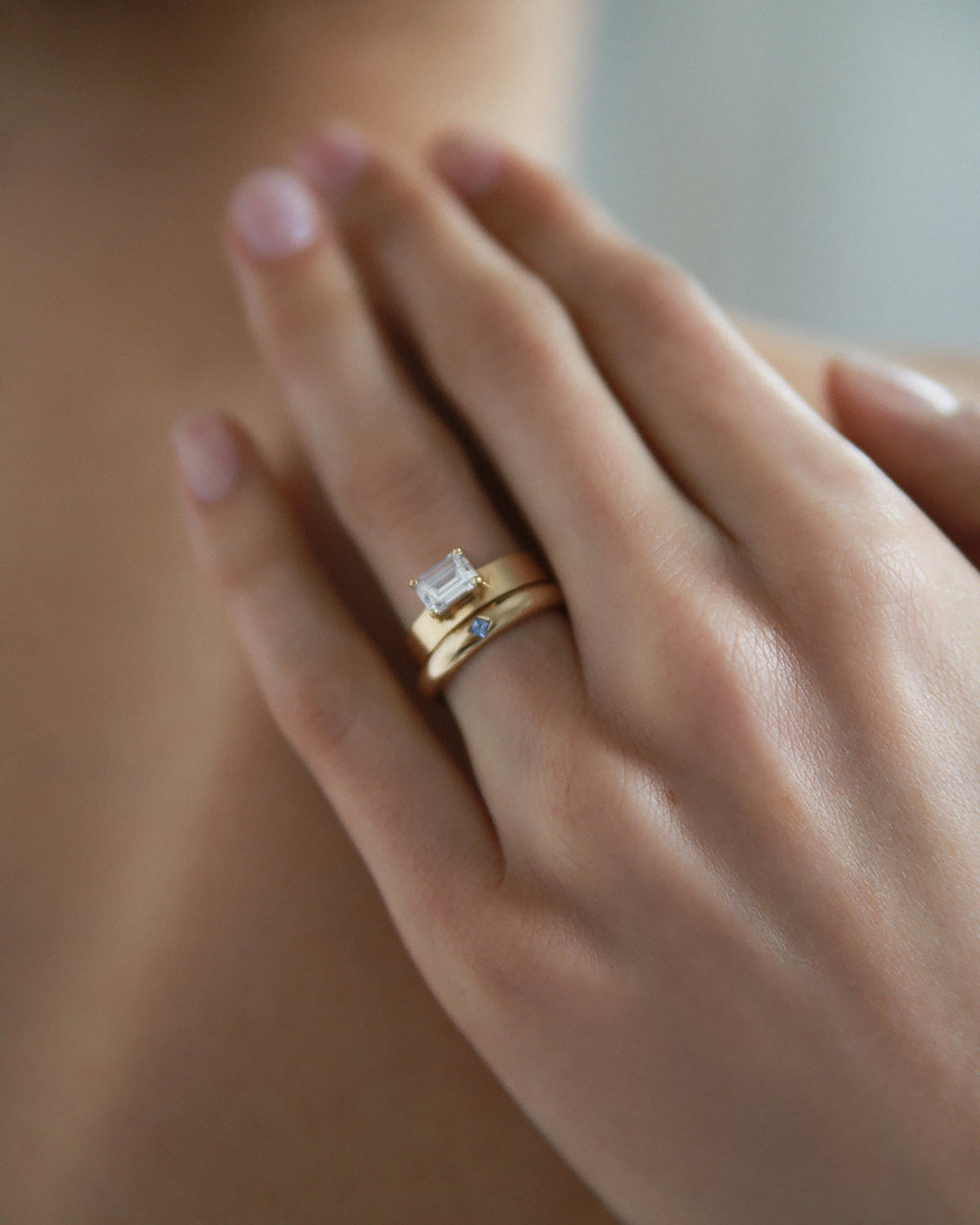 Small Birthstone Row Ring