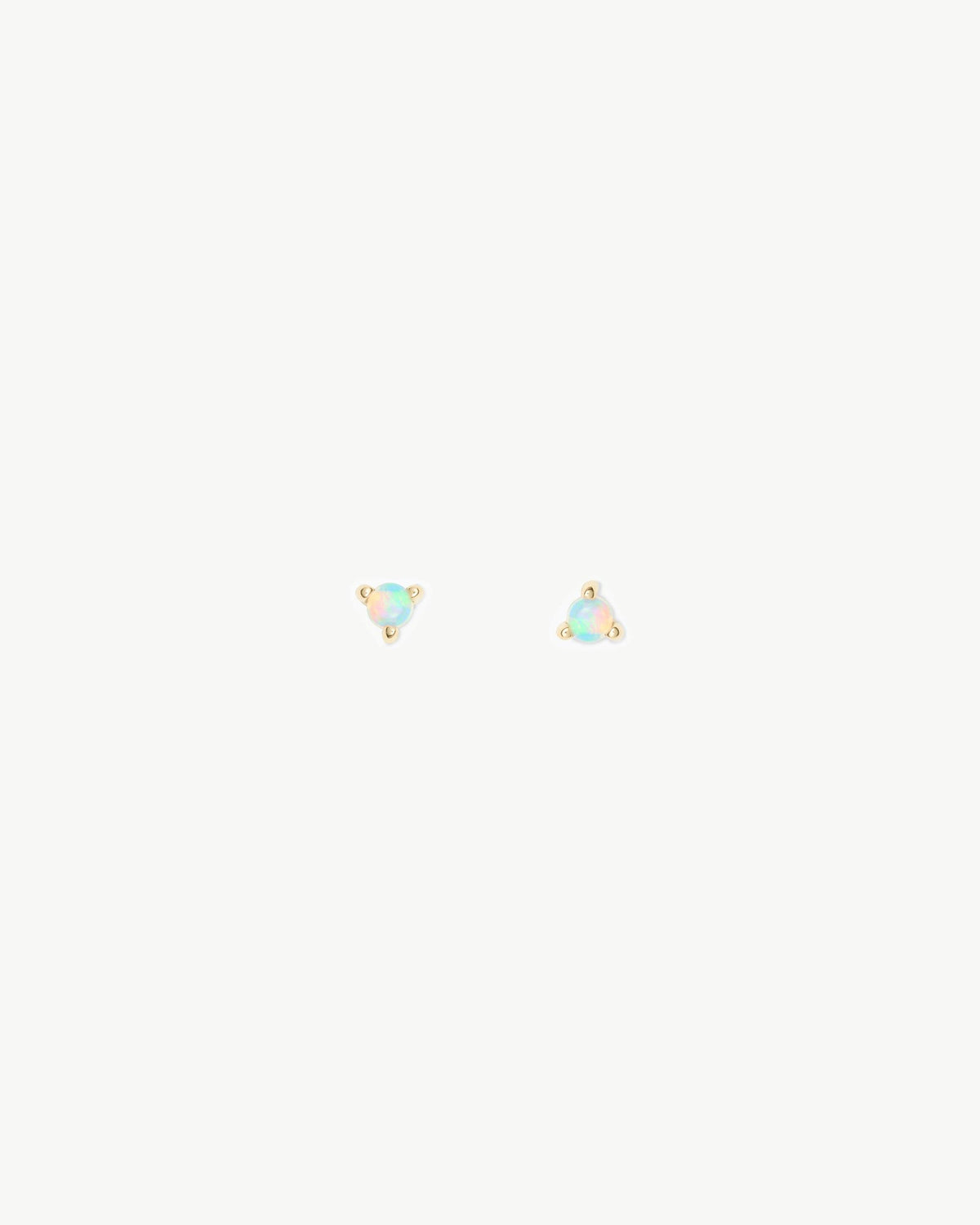 Small Opal Stud Earring