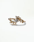 Small Round Cut Diamond Celestial Ring