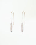 Stem Pearl Threader Earring