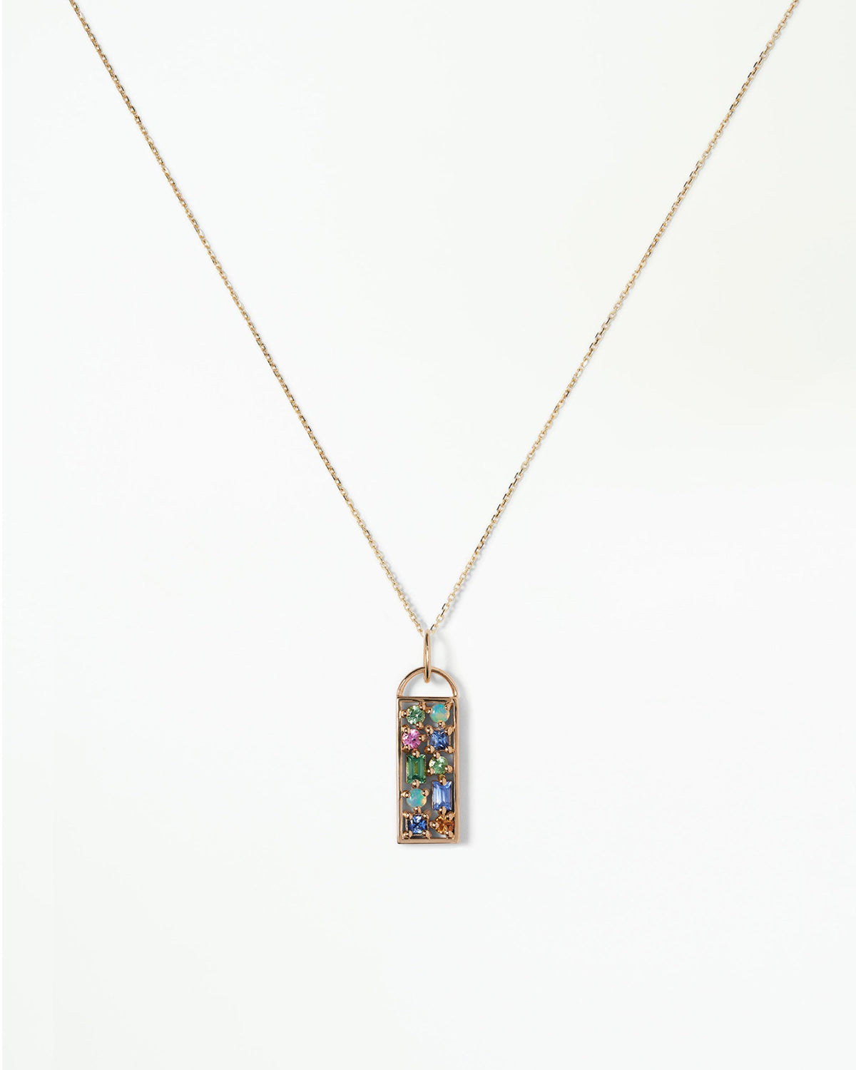Ten Stone Numerology Pendant