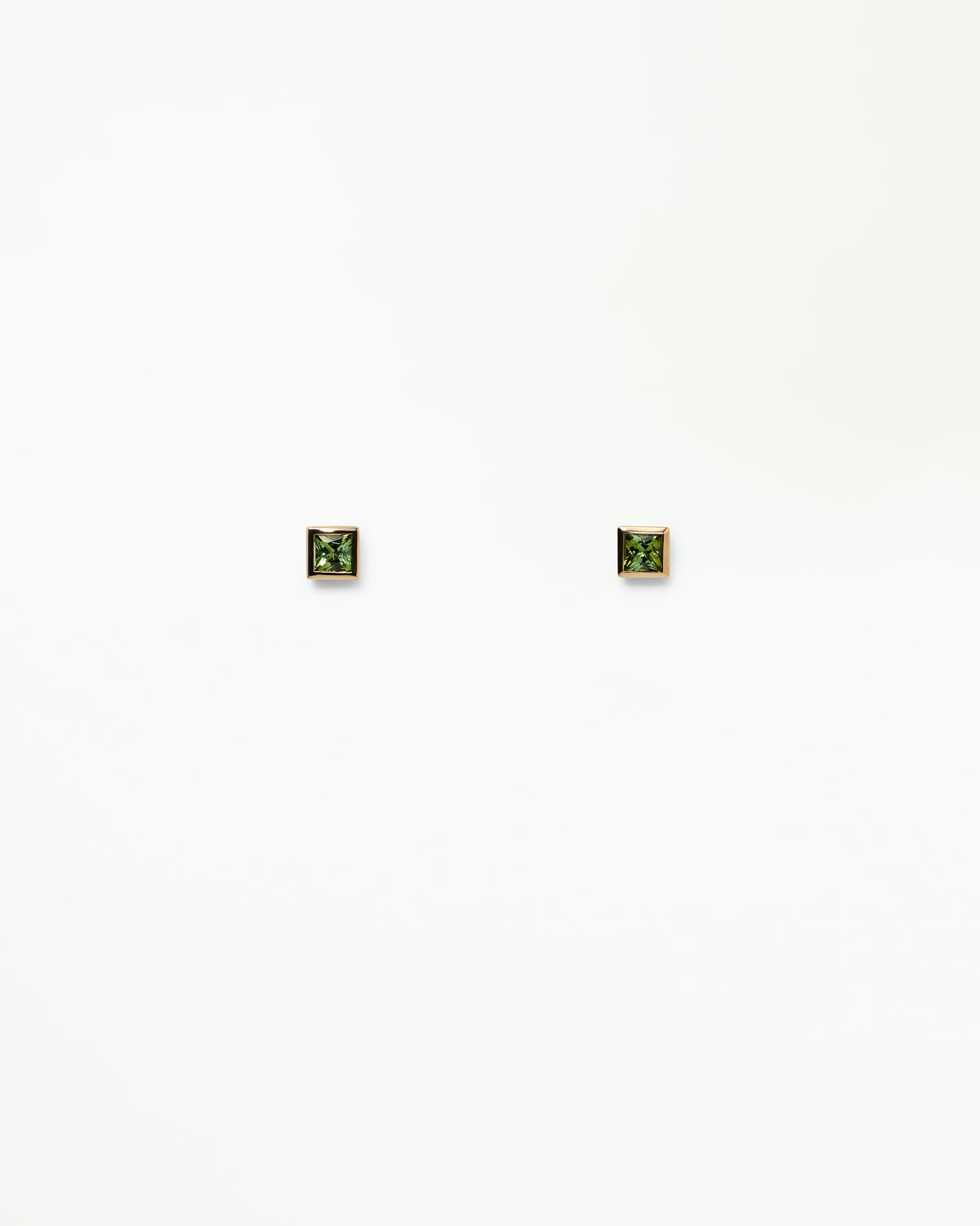Tourmaline Window Stud Earring