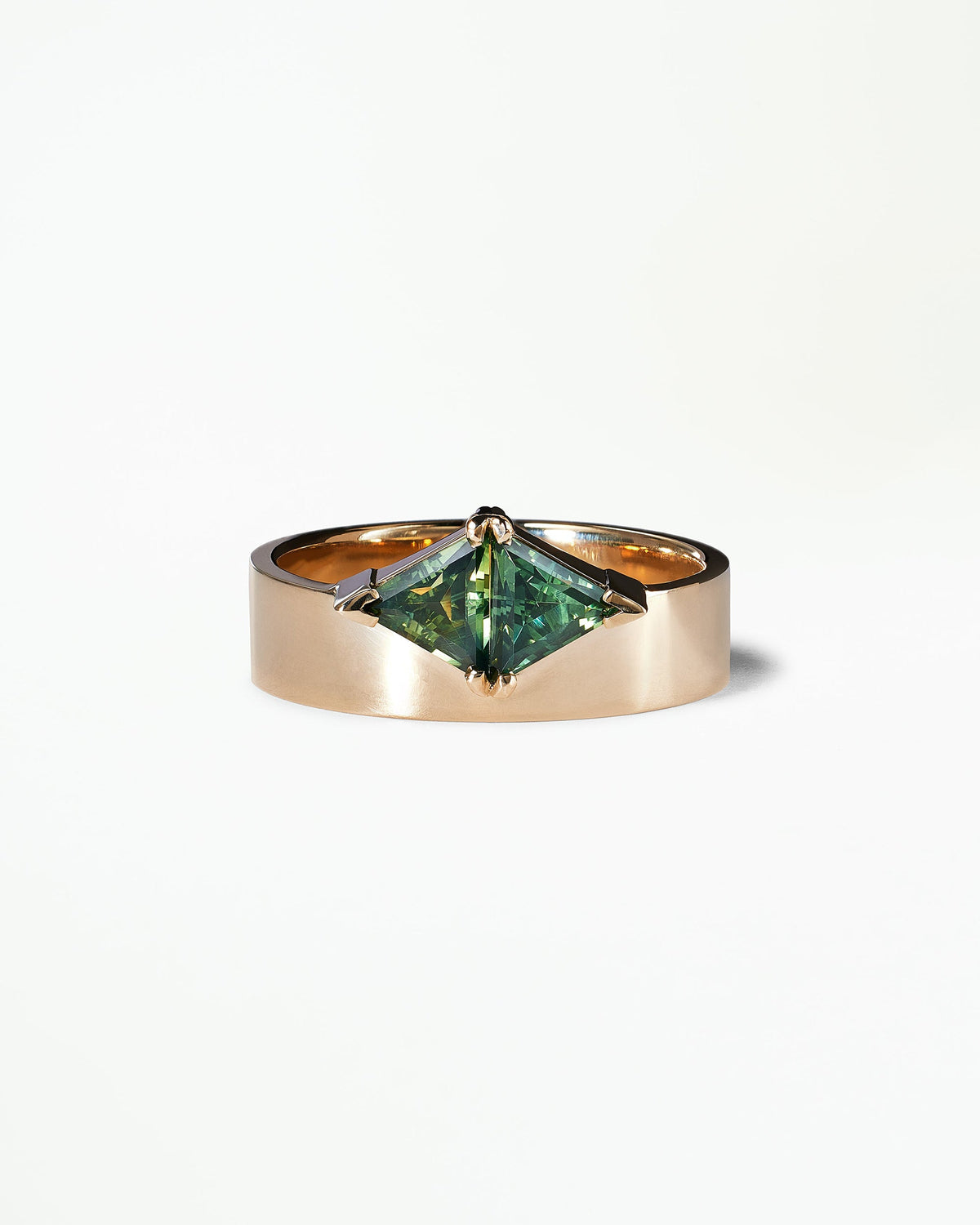 Triangle Cut Sapphire Bricolage Ring No. 24