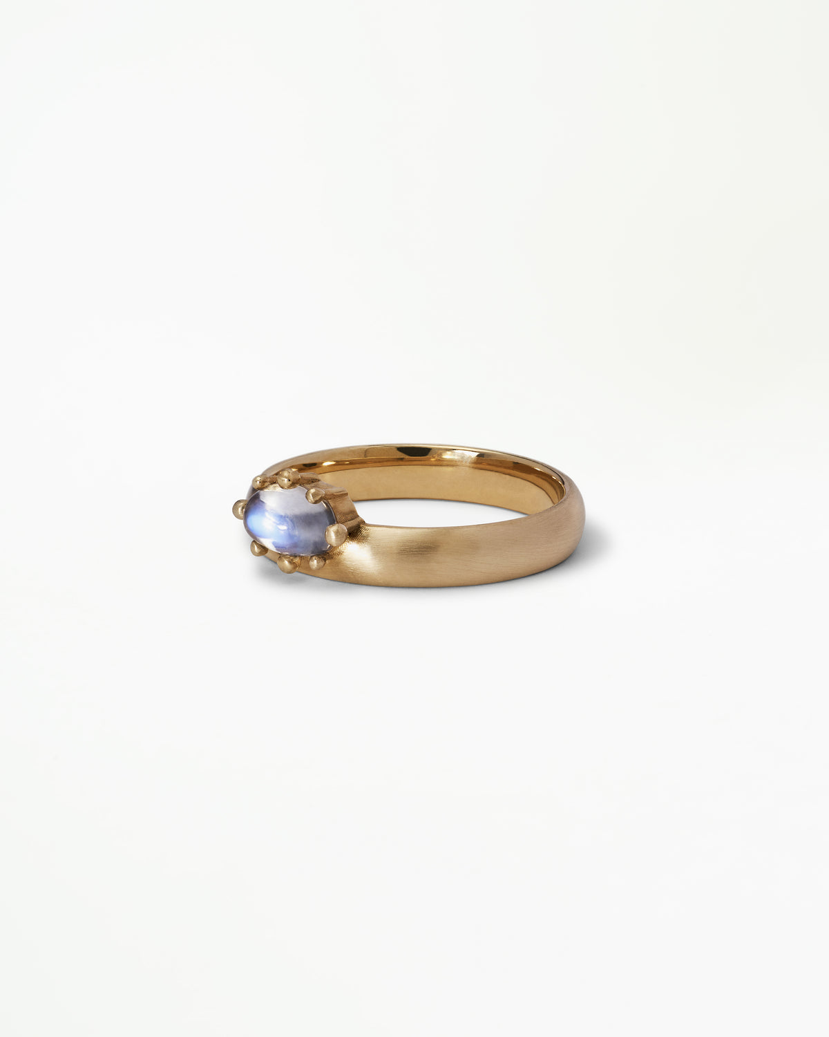 Oval Moonstone Monolith Ring