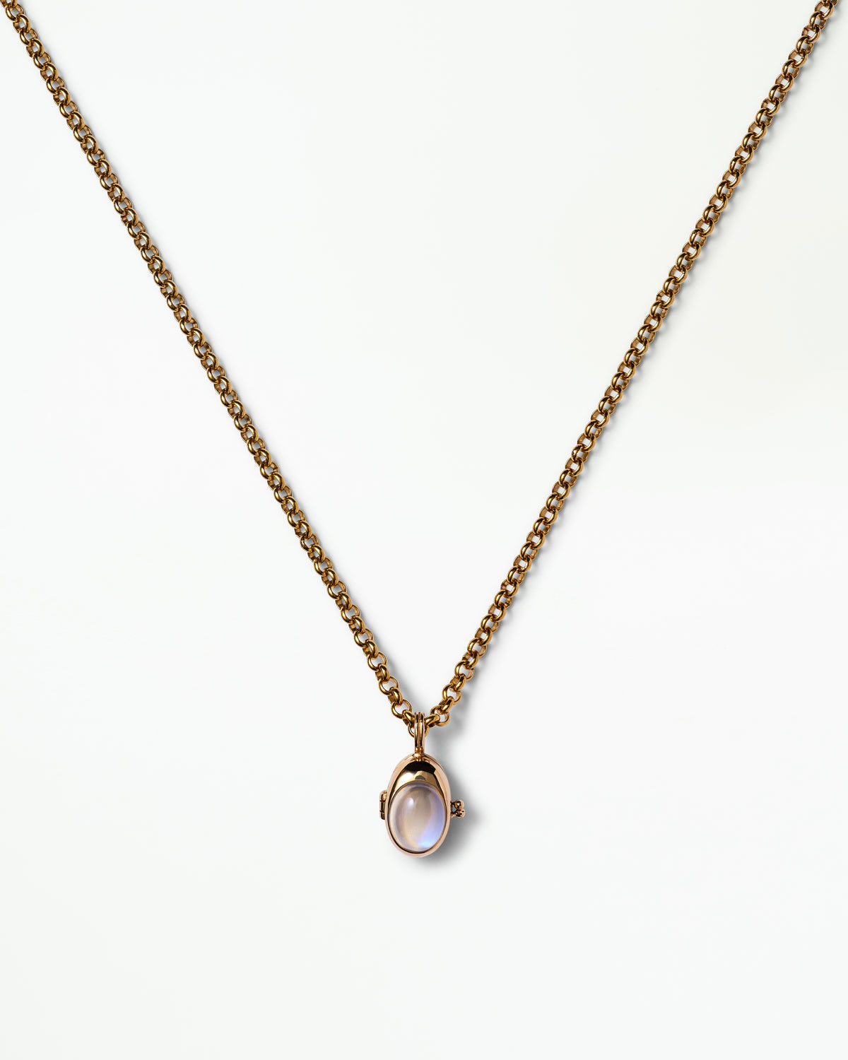 Oval Moonstone Portal Locket