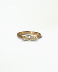 Marquise Step Cut Diamond Beaded Solitaire Ring No. 13