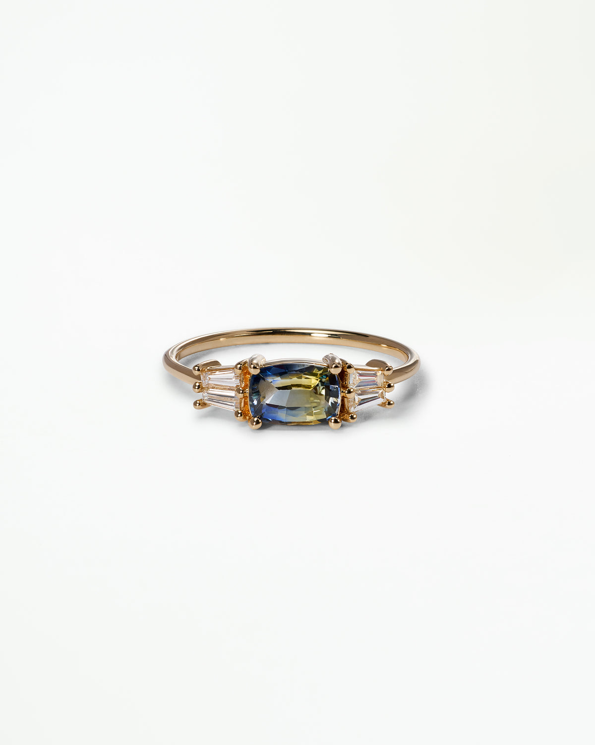 Sapphire and Diamond Mosaic Ring No. 46