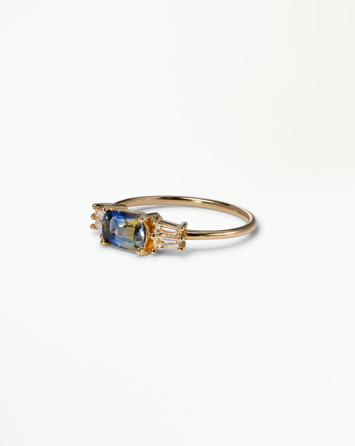 Sapphire and Diamond Mosaic Ring No. 46