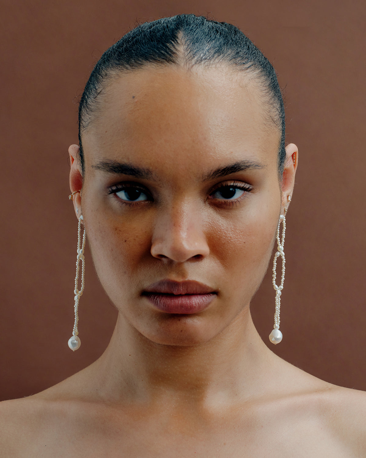 Pearl Petal Earring